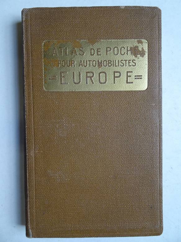  - Atlas de poche pour automobilistes; Europe Centrale et Occidentale, Afrique du Nord (du Maroc  Tripoli). 