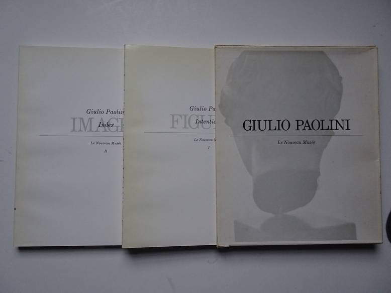  - Vol. I: Giulio Paolini Intensions Figures. Le Nouveau Muse. Vol. II: Giulio Paolini Index Images. Le Nouveau Muse.