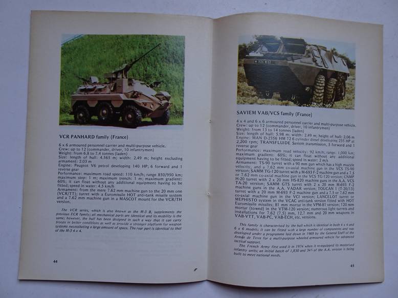  - Armoured vehicles today, 1977/ 1978 edition.