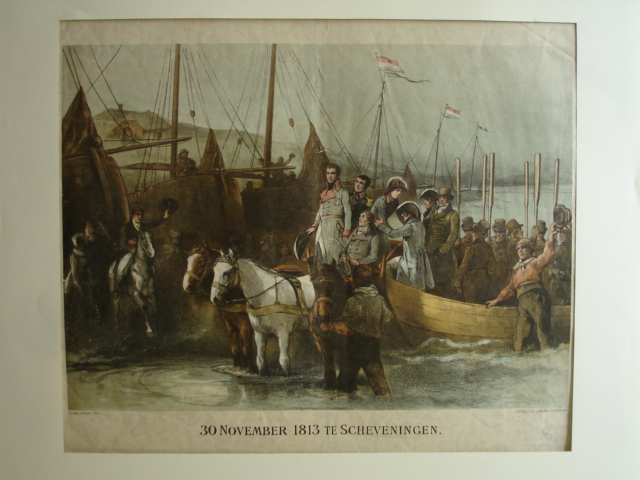 Scheveningen. - 30 November 1813 te Scheveningen.