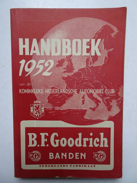  - Handboek 1952 van de Koninklijke Nederlandsche Automobiel Club.