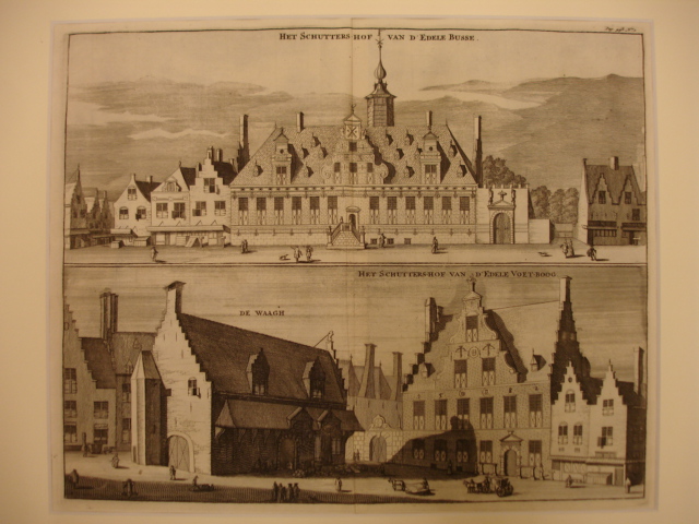 Middelburg.. - Het Schutters-hof van d' Edele Busse - De Waagh - Het Schuttershof van d' Edele Voet-boog.