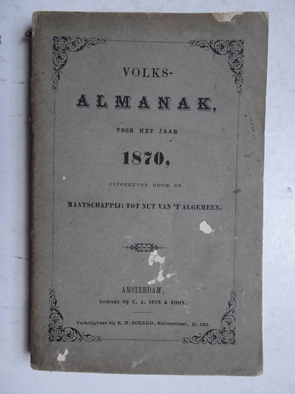 -. - Volks-almanak voor het jaar 1870.