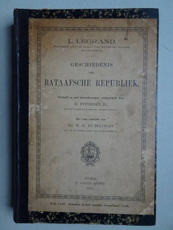 Legrand, L.. - Geschiedenis der Bataafsche Republiek.