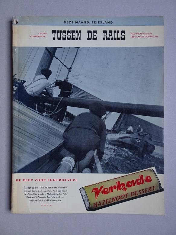 -. - Tussen de rails. Maandblad voor de Nederlandse Spoorwegen, juni 1958, 7e jaargang nr. 1: Friesland.