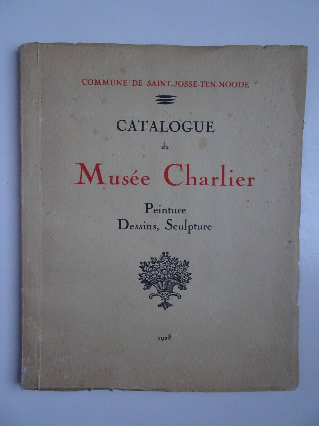 -. - Catalogue du Muse Charlier. Peinture, dessins, sculpture. Commune de Saint-Josse-ten-Noode.