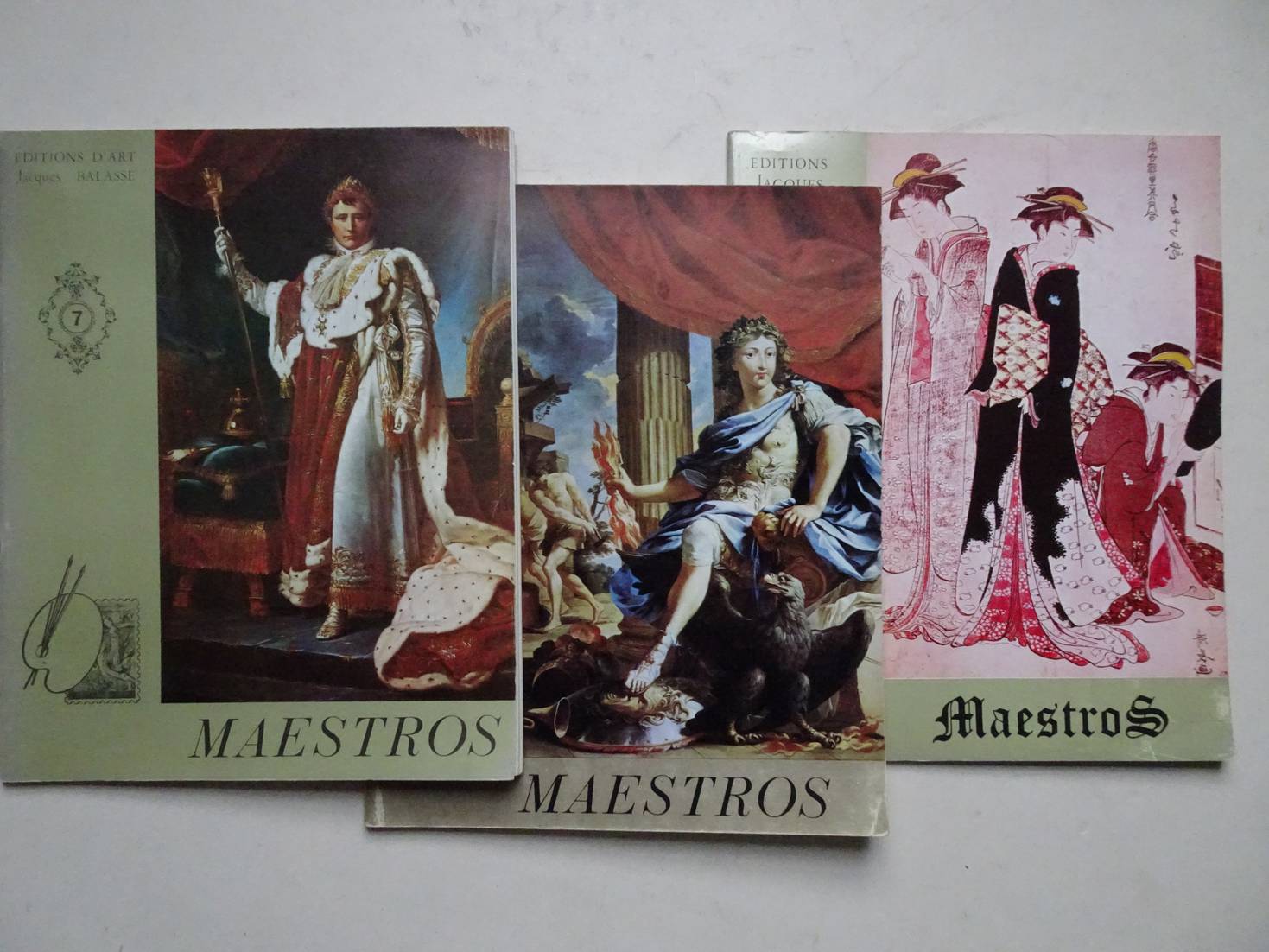 Balasse, J. & Reginster, J.. - Maestros. Timbres-Tableaux/ Painting-Stamps. Supplement 5, 6 & 7.