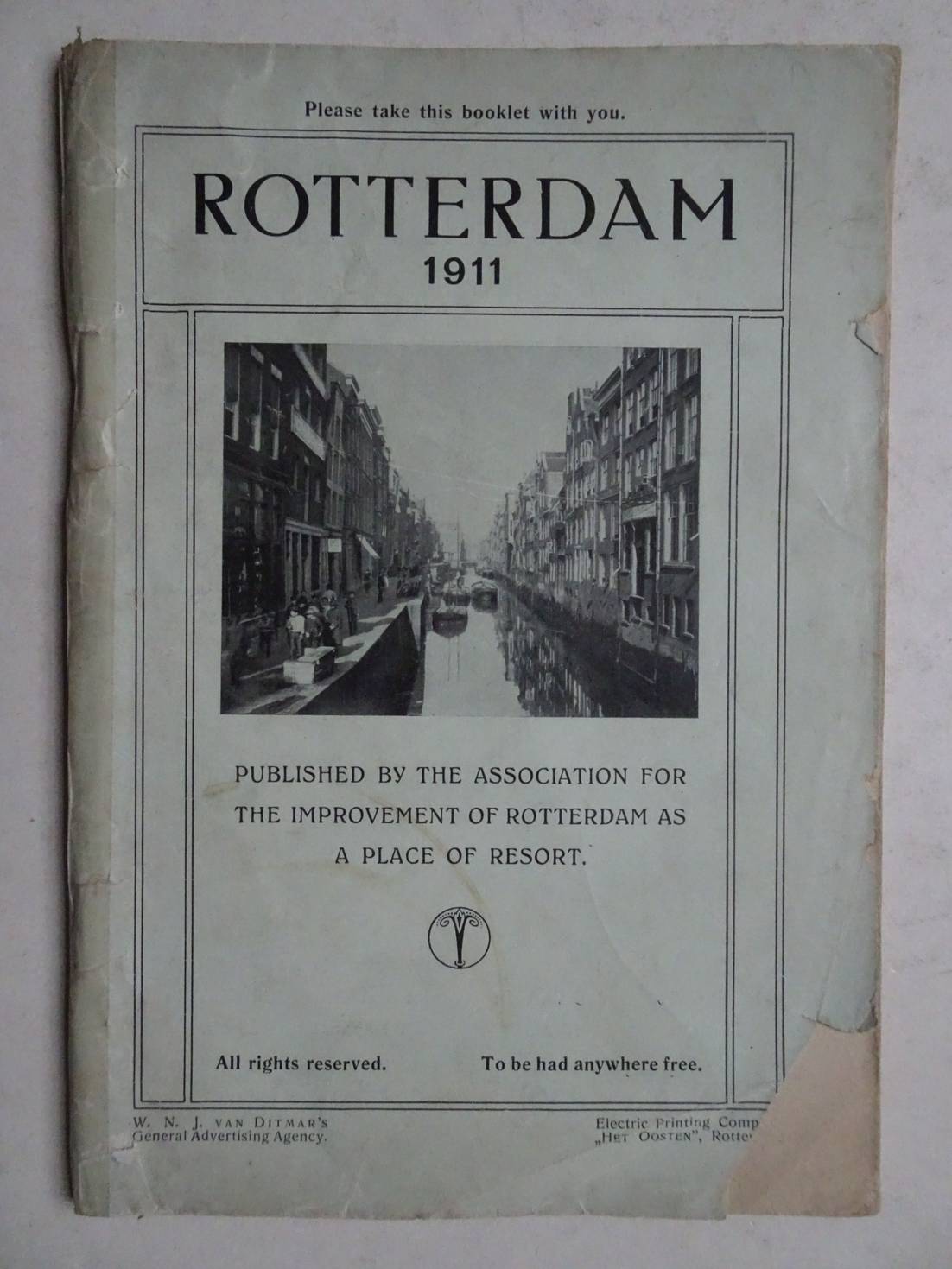 -. - Rotterdam 1911. Published by the association for the improvement of Rotterdam as a place of resort.