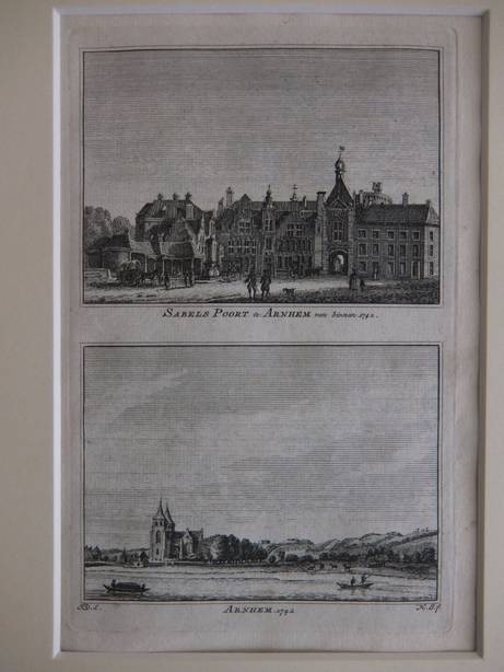 Arnhem. - Sabels Poort te Arnhem van binnen, 1742/ Arnhem, 1742.