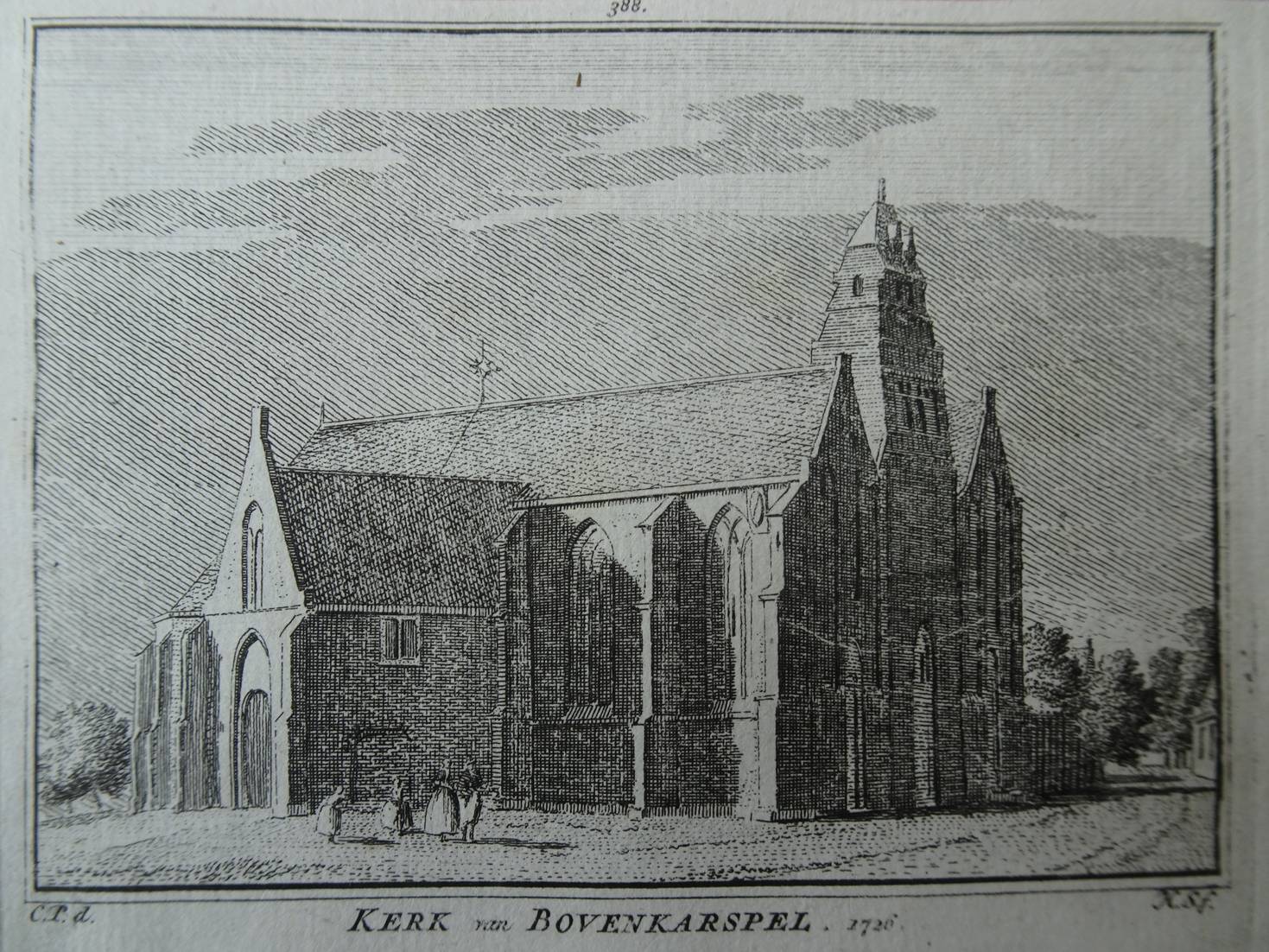Bovenkarspel. - Kerk van Bovenkarspel, 1726.