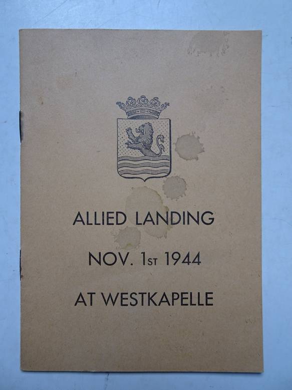 -. - Allied landing, Nov. 1st 1944 at Westkapelle.