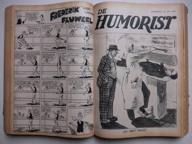 N.n.. - De Humorist. Complete jaargang 1938/ 6 januari t/m 22 december 1938.