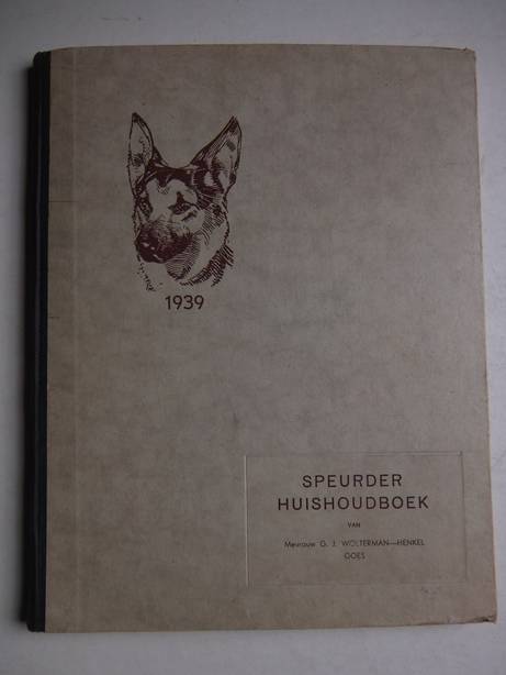 (Spier, Jo). - Speurder huishoudboek 1939.