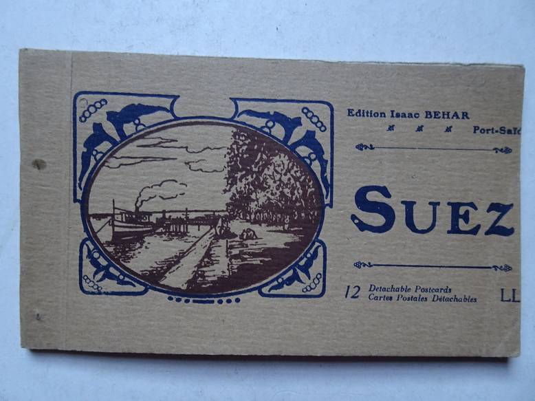 N.n.. - Suez. 12 detachable postcards/ 12 cartes postales dtachables.