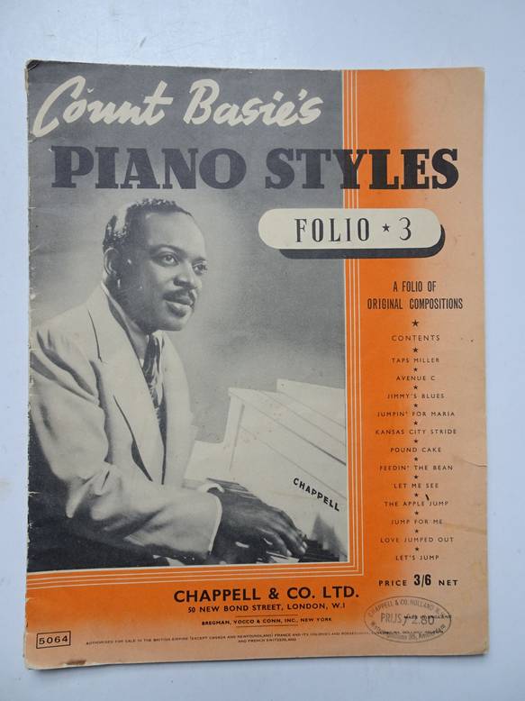 N.n.. - Count Basie's piano styles. Folio 3. A folio of original compositions.