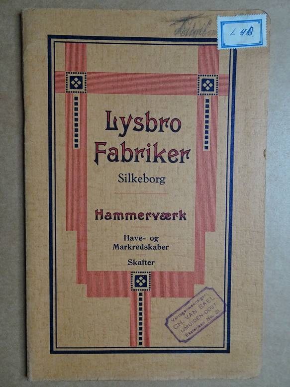 N.n.. - Lysbro Fabriker Silkeborg. Hammervaerk/ Have- og Markredskaber/ Skafter.
