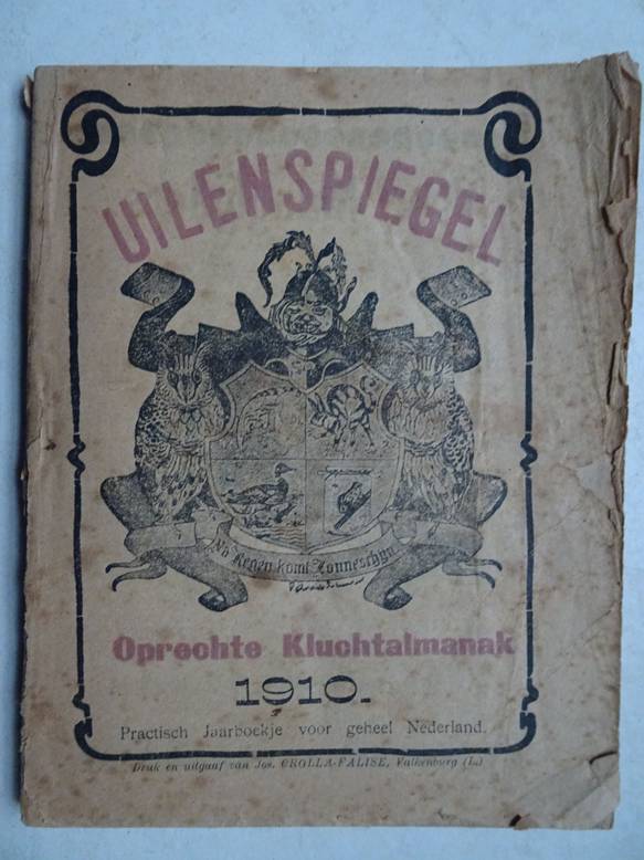 N.n.. - Uilenspiegel. Oprechte Kluchtalmanak 1910. 14e Jaargang.