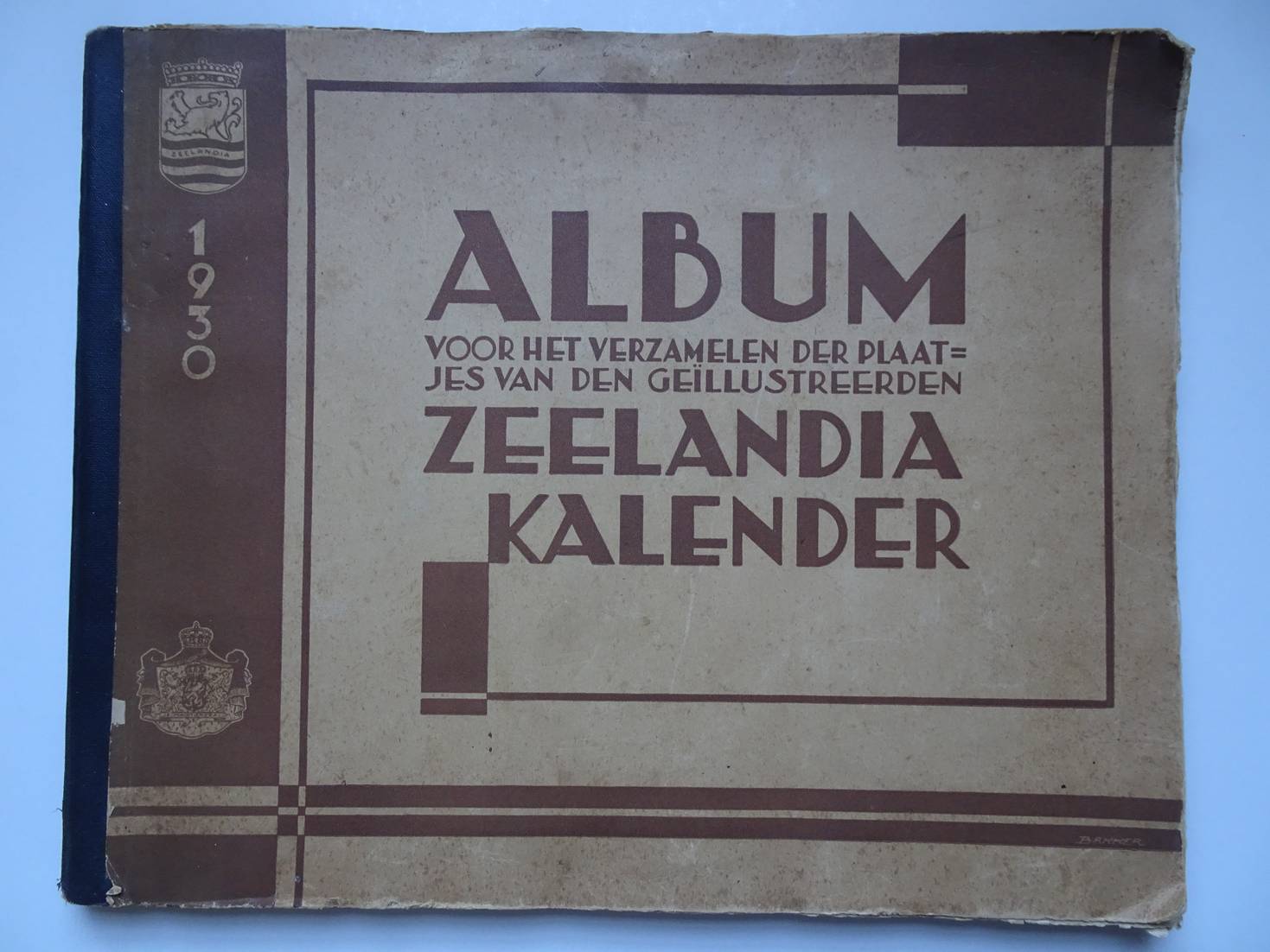 N.n.. - Album voor het verzamelen der plaatjes van den gellustreerden Zeelandia-Kalender 1930.