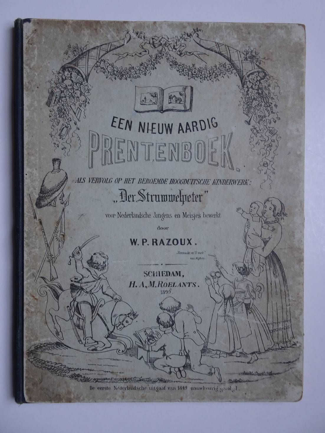 Razoux, W.P.. - Een nieuw aardig prentenboek als vervolg op het beroemde Hoogduitsche kinderwerk: 