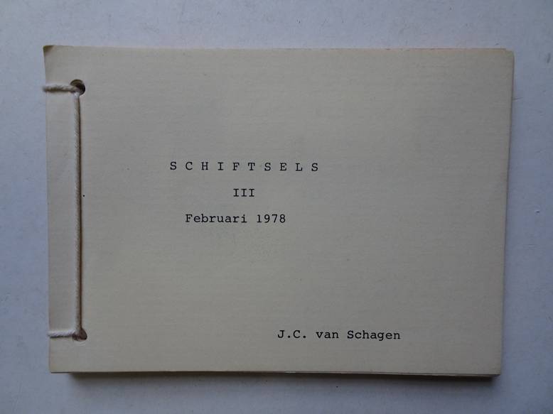 Schagen, J.C. van. - Schiftsels III. Diertjes en Dingetjes.